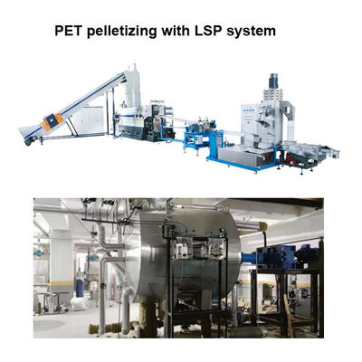 acheter Machine de pelletisation de flocons de PET industriels 1000 kg/hr ligne de recyclage de PET avec système LSP online manufacture