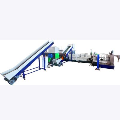 acheter Machine de pelletisation à deux étages ligne de recyclage de films PP / PE Machine de pelletisation ML 600 kg - 800 kg par heure online manufacture
