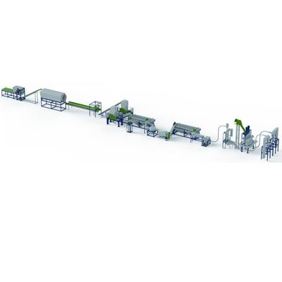 Machine de recyclage de plastique machine automatique de nettoyage de bouteilles 200kw