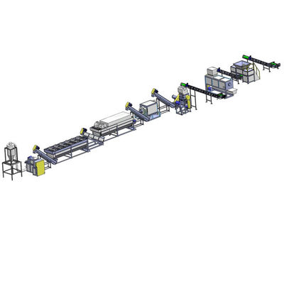 Machine de recyclage des déchets de films de PP PE Machine de lavage de films 1000 kg/h