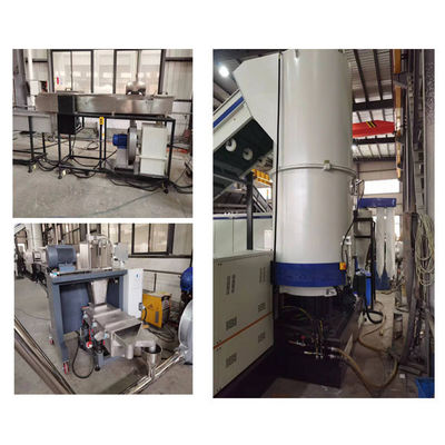 Machine de recyclage de granulés de plastique de 75 kW à 110 kW automatique avec méthode de refroidissement à l'eau
