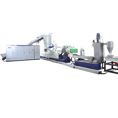Machine de recyclage de PP et de PE horizontale, machine à granulés à étage unique avec compacteur de coupe