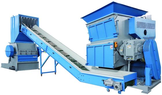 PP Jumbo Bag / Lump Granulator en plastique granulateur de déchiquetage en plastique informatisé 800 kg/Hr
