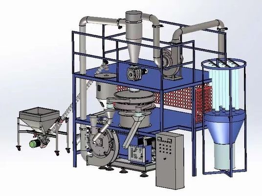 Machine de pulvérisation de plastique pour le recyclage