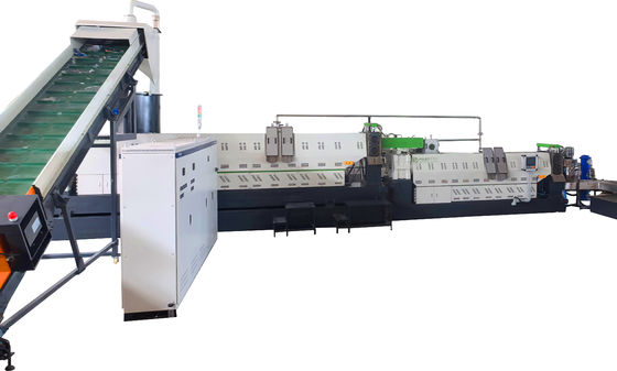 Extrudeuse à vis unique à double étage à film plastique BOPP fortement imprimé Extrudeuse à recyclage
