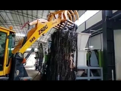 Machine de recyclage de matières plastiques avec séchage par concassage