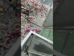 500 à 3000 kg/h Laveuse de bouteilles de lait, sécheuse centrifugeuse, machine de recyclage des déchets de bouteilles en plastique