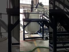 Système de lavage à chaud des flocons de PET